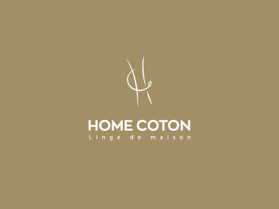 HOME COTON - Brand identity brand design graphic logo