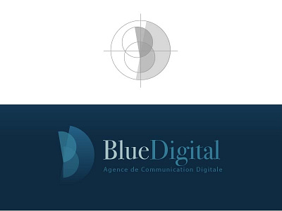 Blue Digital - Digital Agency brand design digital logo