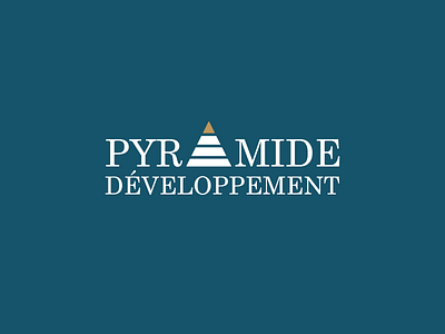 Pyramide Developpement - Real Estate Company brand design logo real estate