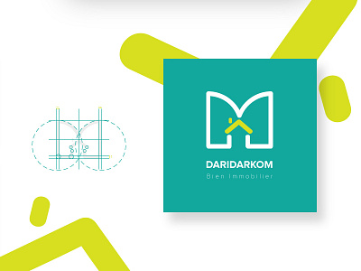 Daridarkom - Real Estate Company brand design logo real estate webdesign