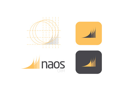 Naos CRM brand crm design digital logo website