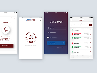 Jokerpass - Payment App UI