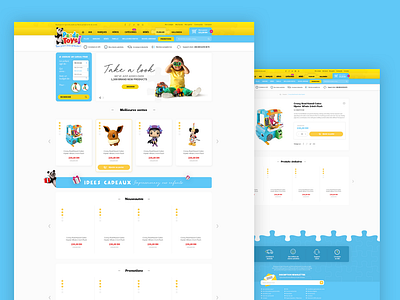 Pandatoys - Toys E-commerce design concept design ecommerce graphic kids store toys ui ux