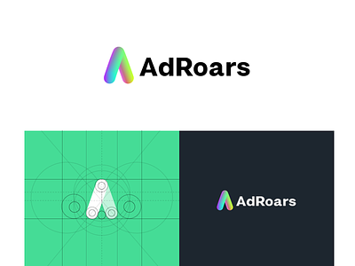 Adroars Logo app applicationdesign branding design logo minimal ui ux web website