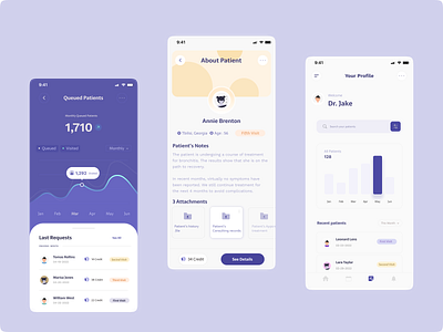 Medical Mobile App ui ux