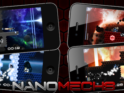 Nanomechs 2d game ios multiplayer online shooter