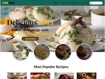 foodblog app figma ui ui designer uiui design uiux web web design website