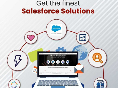 Salesforce Solutions animation branding graphic design salesforce ui