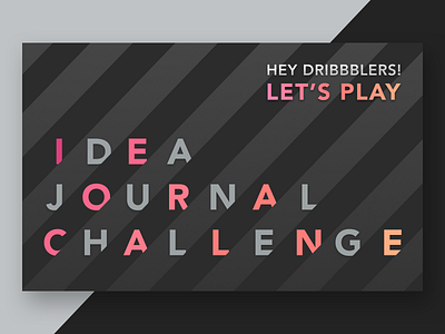 Idea Journal Challenge invitation