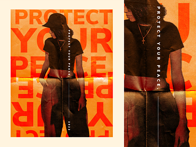 Protect your peace. design graphic design illustrator magazine photography photoshop poster design