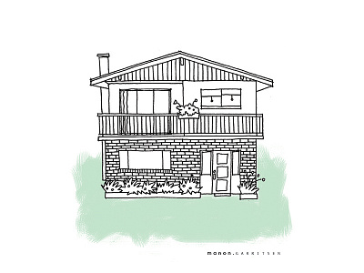 Vancouver Special architecture house illustration line drawing vancouver vancouver special vanspecial