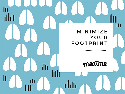 Graphic pattern for Meatme.co beef farm to table graphic grass fed meatme pattern