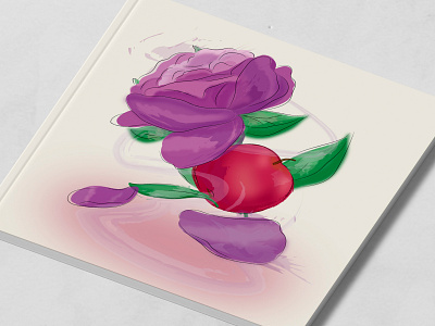 illustration for a book or magazine or card bookcover card design fragrance graphic design illustration illustrator vector