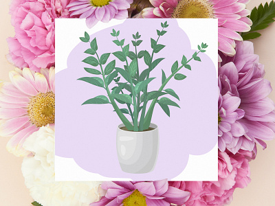Plant bookcover card graphic design illustration illustrator vector