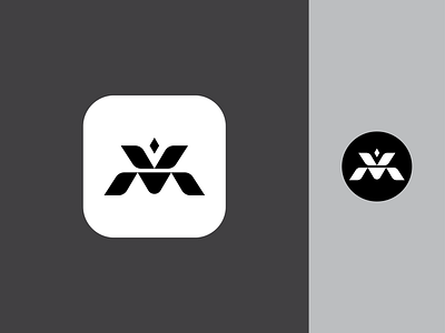 VM Logo Design cool creative design logo minimal simple