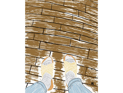 Morning mood. chilloutfit holesinsocks illustration morningmoods poorstudent procreate stayathome