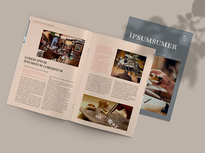 Magazine foto graphic design handwerk indesign layoutpractise magazine psd schoolexercise