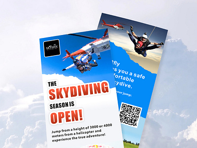 Graphic design for Skydiving