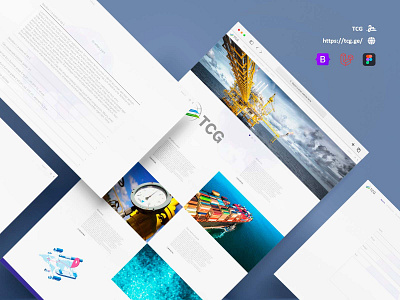 Web design and web development for TCG bootstrap branding figma laravel ui web development