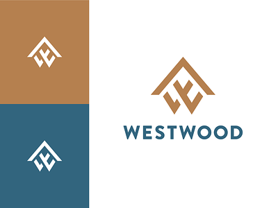 Westwood Homes Logo branding design house letter w lockup logo logolounge mark vector w