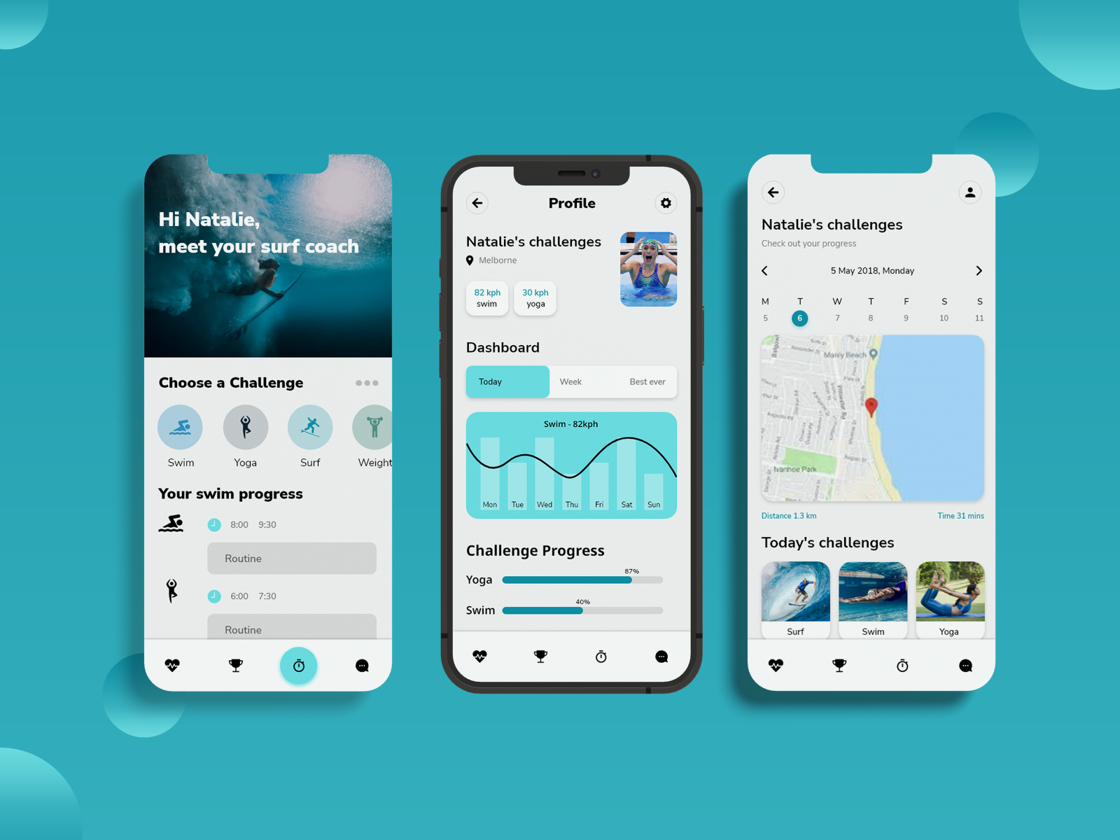 Coaching App UI UX by Talha Saleem on Dribbble