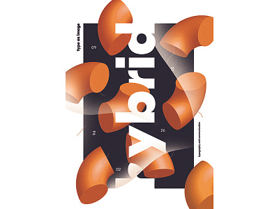 Hybrid illustration poster typography