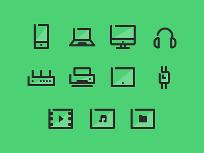 Unused Icons devices iconography icons laptop line mobile simple ui wearable