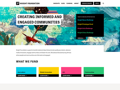 Knight Foundation Redesign