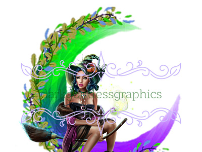 Witchmoon design graphic design logo png sublimation vector