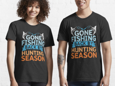 Hunting Season Tshirt Design Concept branding design fishing graphic design hunting illustration logo pod print media print on demand t shirt tshirt typography vector
