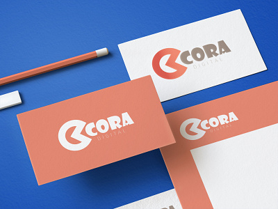 Cora Digital Logo Concept brand identity branding design graphic design logo logo design minimalist modern typography vector