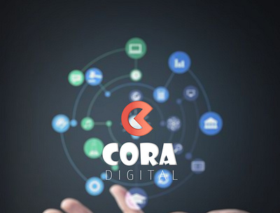 Cora Digital Logo Concept brand identity branding business logo c letter design graphic design identity illustration letter logo logo logo concept typography vector vector logo