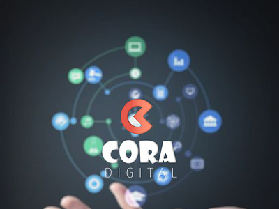 Cora Digital Logo Concept brand identity branding business logo c letter design graphic design identity illustration letter logo logo logo concept typography vector vector logo