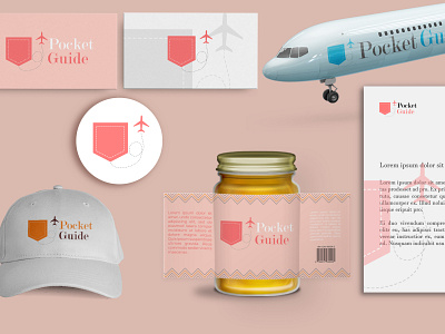 Pocket Guide Travel Agency Brand Identity Concept