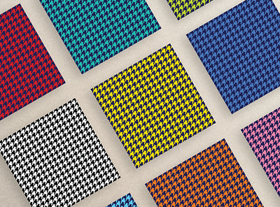 Houndstooth Seamless Patterns design graphic design houndstooth illustration pattern seamless pattern