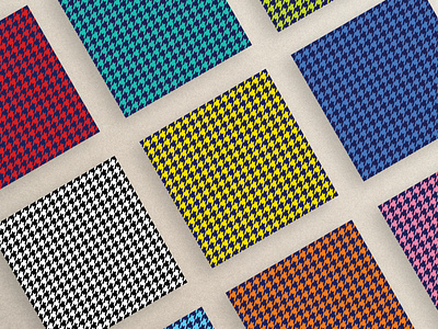 Houndstooth Seamless Patterns