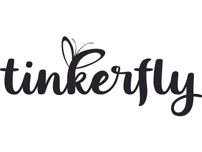 Tinkerfly Logo event planning logo whimsical