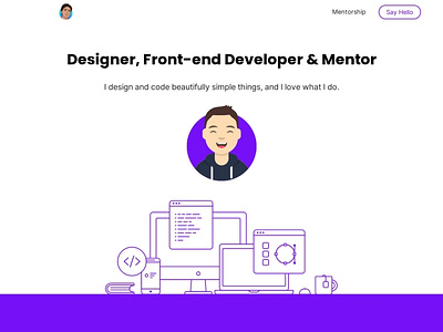 Developer Profile by Anurag Vishwakarma on Dribbble