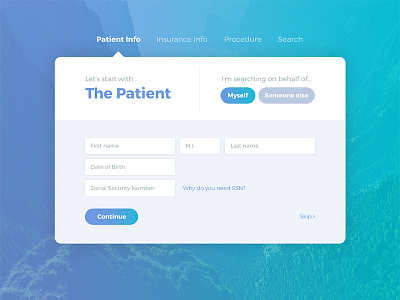 Form Design for Healthcare button element form healthcare input search