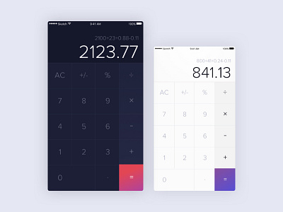 Daily UI #004 Calculator 004 app calculator dailyui mobile ui ux