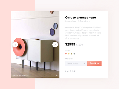 Daily UI #012 E-Commerce Shop (Single Item)