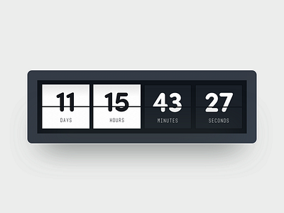 Daily UI #014 Countdown Timer