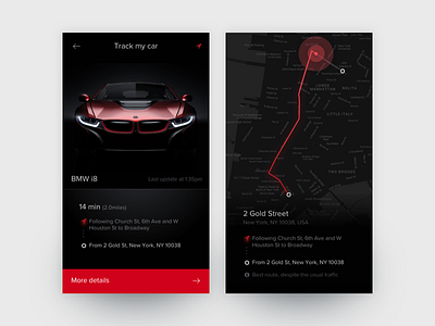 Daily UI 020 Location Tracker