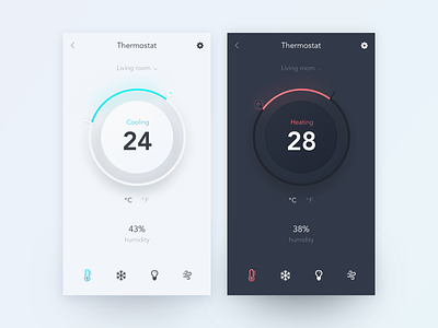 Daily UI #021 Home Monitoring Dashboard 020 app dailyui dashboard home mobile monitoring smart smarthome ui ux