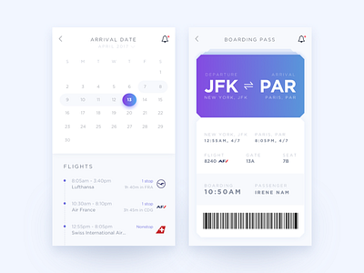 Daily UI #024 Boarding Pass v2