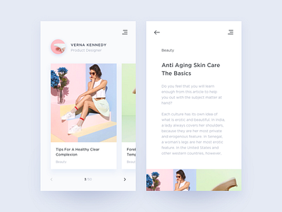 Daily UI #035 Blog Post