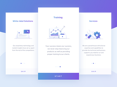 Onboarding for trading app