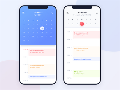 Daily UI #038 Calendar