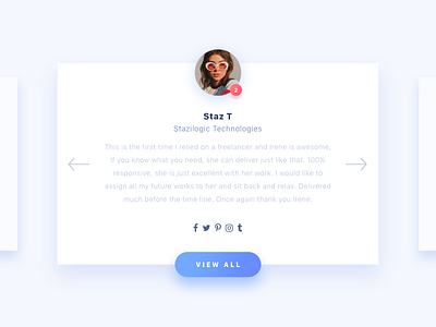 Daily UI #039 Testimonials