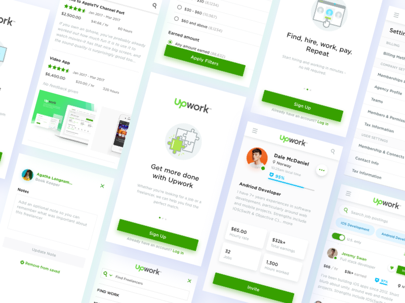 MFT Pilots pages for mobile size ux ui app mobile pages pilots mft upwork